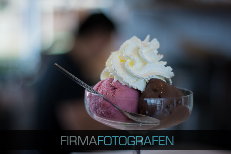 Matfotograf for dessert - iskrem
